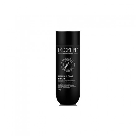 ECOBELL MICROFIBRAS DE QUERATINA BLACK 28GR