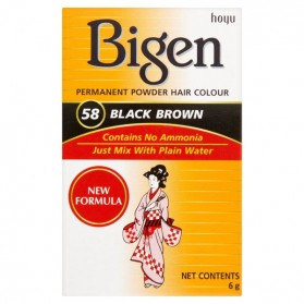 BIGEN HAIR COLOR BLACK BROWN 6GR.