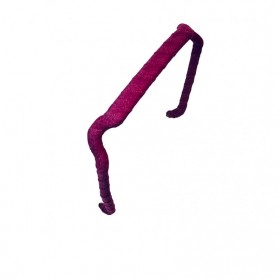 DIADEMA ZAZZY BANDZ FORRADA FUCSIA OSCURO