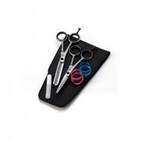 GLAMTECH ONE 5.5" LEFTY SCISSOR-THINNER SET.  INCLUDES: 5.5" LEFTY SCISSOR-5.5" THINNER-WALLET