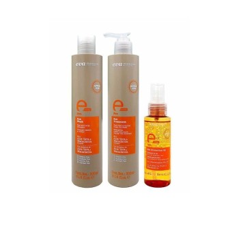PACK E-LINE SUN ( SHAMPOO 300ML+MASK 300MLS+OIL 100ML)