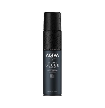 AGIVA STYLING GLUED HAIR SPRAY EXTRA STRONG BLACK 400ML