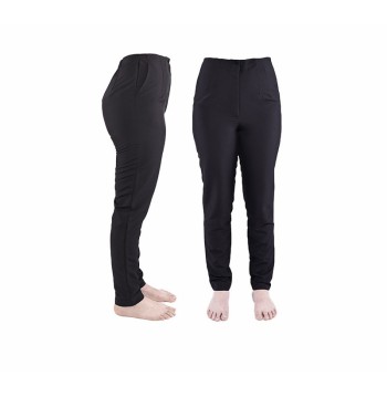 PANTALÓN CINTURA ALTA NEGRO ANTIBACTERIANO TALLA 46 JORPAL