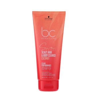 BC SUN PROTECT SCALP, HAIR & BODY CLEANSE COCONUT 200ML