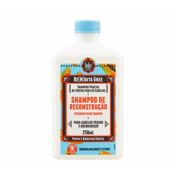 BE(M)DITA GHEE - SHAMPOO RECONSTRUÇÃO PAPAYA E QUERATINA VEGETAL 250ML