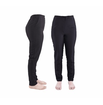 PANTALON CINTURA ALTA NEGRO ANTIBACTERIANO TALLA 36 JORPAL