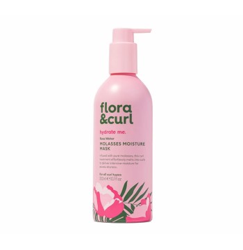 MASCARILLA HIDRATANTE CON AGUA DE ROSAS  FLORA CURL 300ML