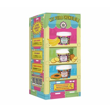 KIT BE(M)DITA GHEE MÁSCARAS 100ML - BANANA E ALOE VERA + ABACAXI E MANTEIGA DE BACURI + PAPAYA E QUE