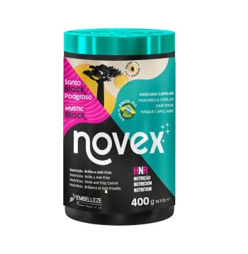 MASCARILLA NOVEX SANTO BLACK PODEROSO 400G