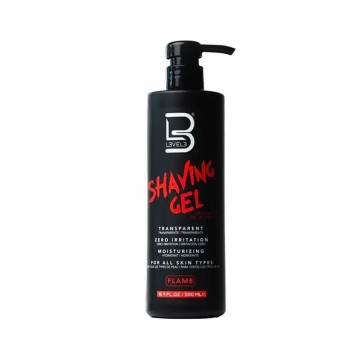 CLEAR SHAVING GEL FLAME 500ML · L3VEL3
