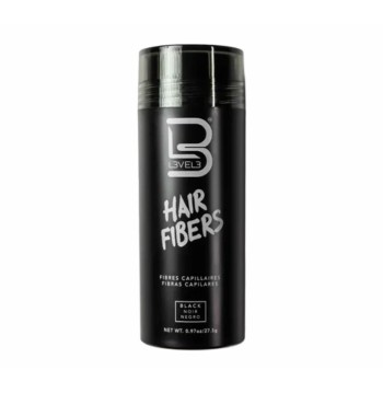 HAIR FIBERS BLACK 100% NATURAL 27.5G L3VEL3