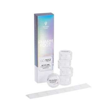 GO TEST SET OF JARS FOR COSMETIC SAMPLES