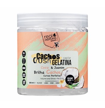 GELATINA CAPILAR CACHOS CRUSH CÔCO & JASMIN 500ML
