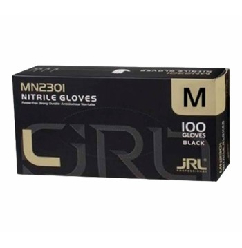 GUANTES NITRILO NEGROS TALLA M