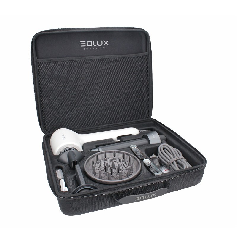 SECADOR IÓNICO BRUSHLESS BLANCO EOLUX PROFESIONAL SET (EX04WHT PLUS)
