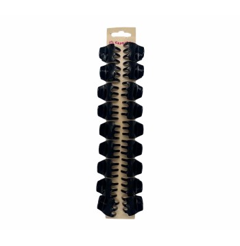 PINZOTO RECTANGULAR MEDIANO NEGRO 18 UNIDADES
