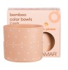 PEACH PLEASE BAMBOO COLOR BOWLS 2 PACK