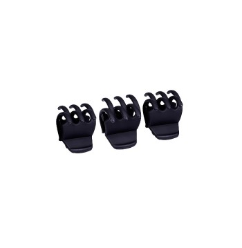 PINZA PARA CABELLO SOFT TOUCH NEGRO MIA CLIPS PACK 6 UNDS