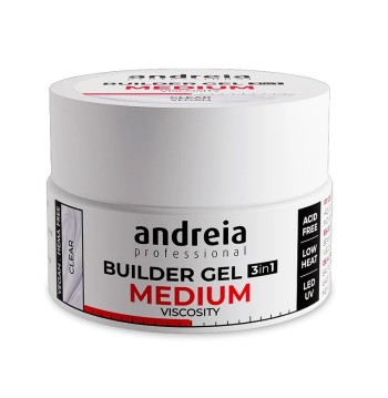 BUILDER GEL MEDIUM VISCOSITY CLEAR 200GR