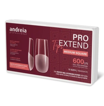 PRO EXTEND TIPS MEDIUM SQUARE 600U