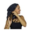 GORRO DIFUSOR DE SATÉN ALARGADO - NEGRO