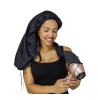 GORRO DIFUSOR DE SATÉN ALARGADO - NEGRO