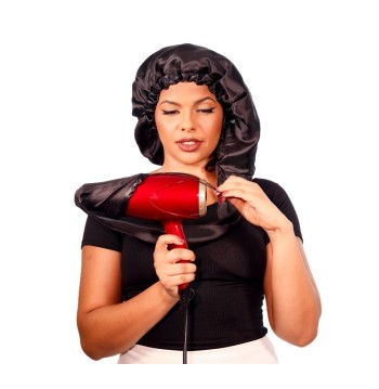 GORRO DIFUSOR DE SATÉN - NEGRO