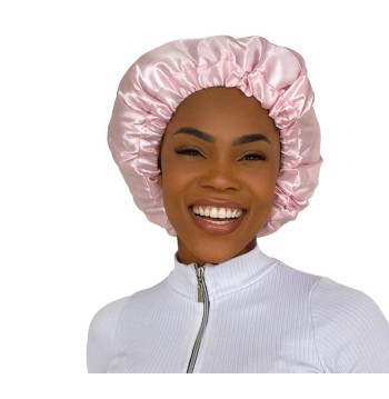 GORRO DE SATÉN PREMIUM - ROSA BEBÉ