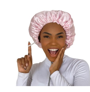 GORRO DE SATÉN PREMIUM - ROSA BEBÉ