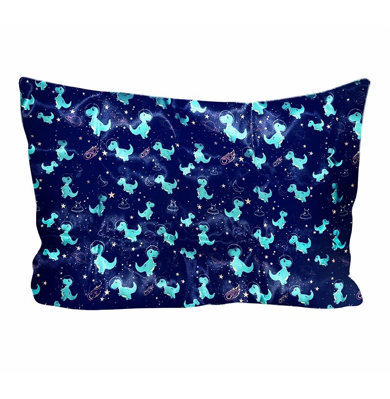 FUNDA DE ALMOHADA DE SATÉN PREMIUM – DINO (55cmx70cm)
